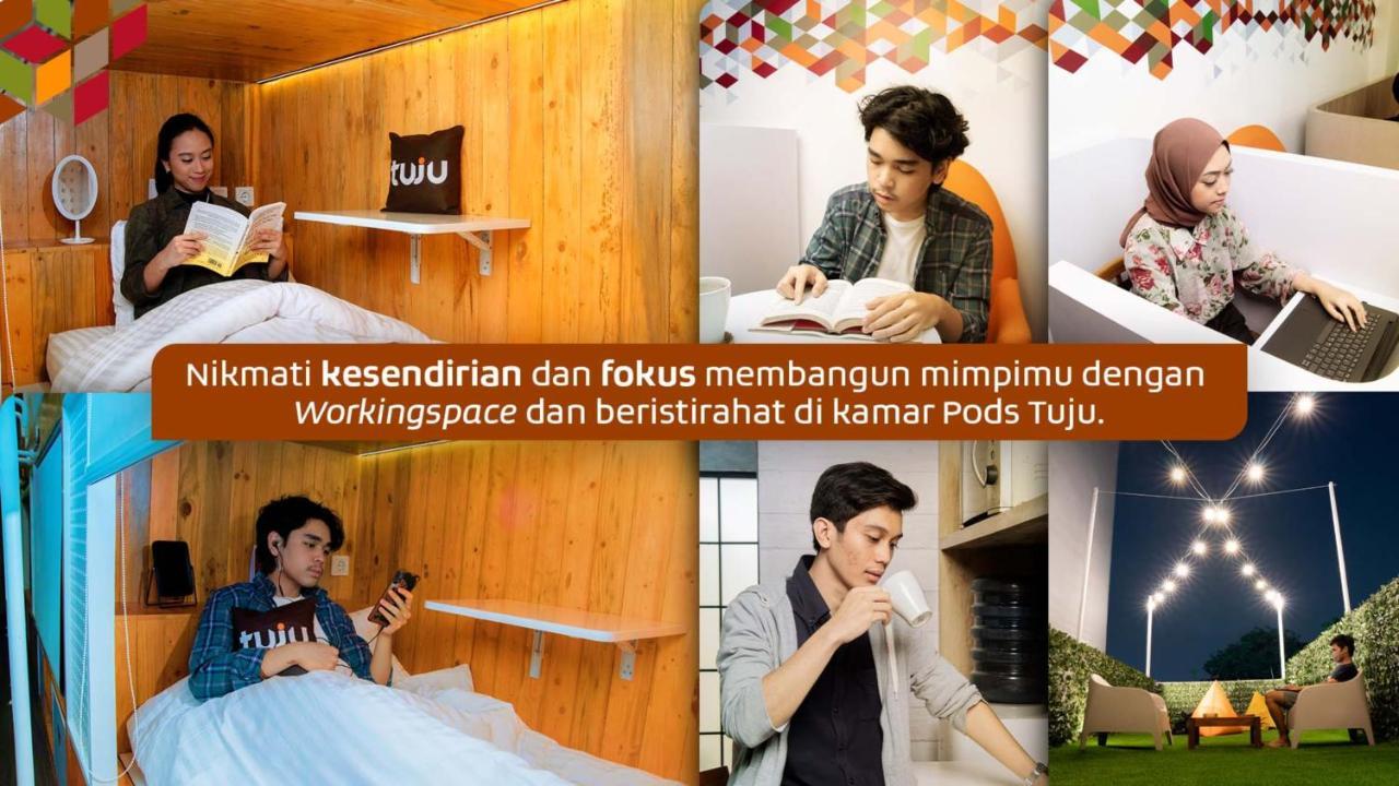 Tuju Arteri Pods Hostel Jakarta Ngoại thất bức ảnh